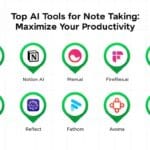 student using ai tools laptop